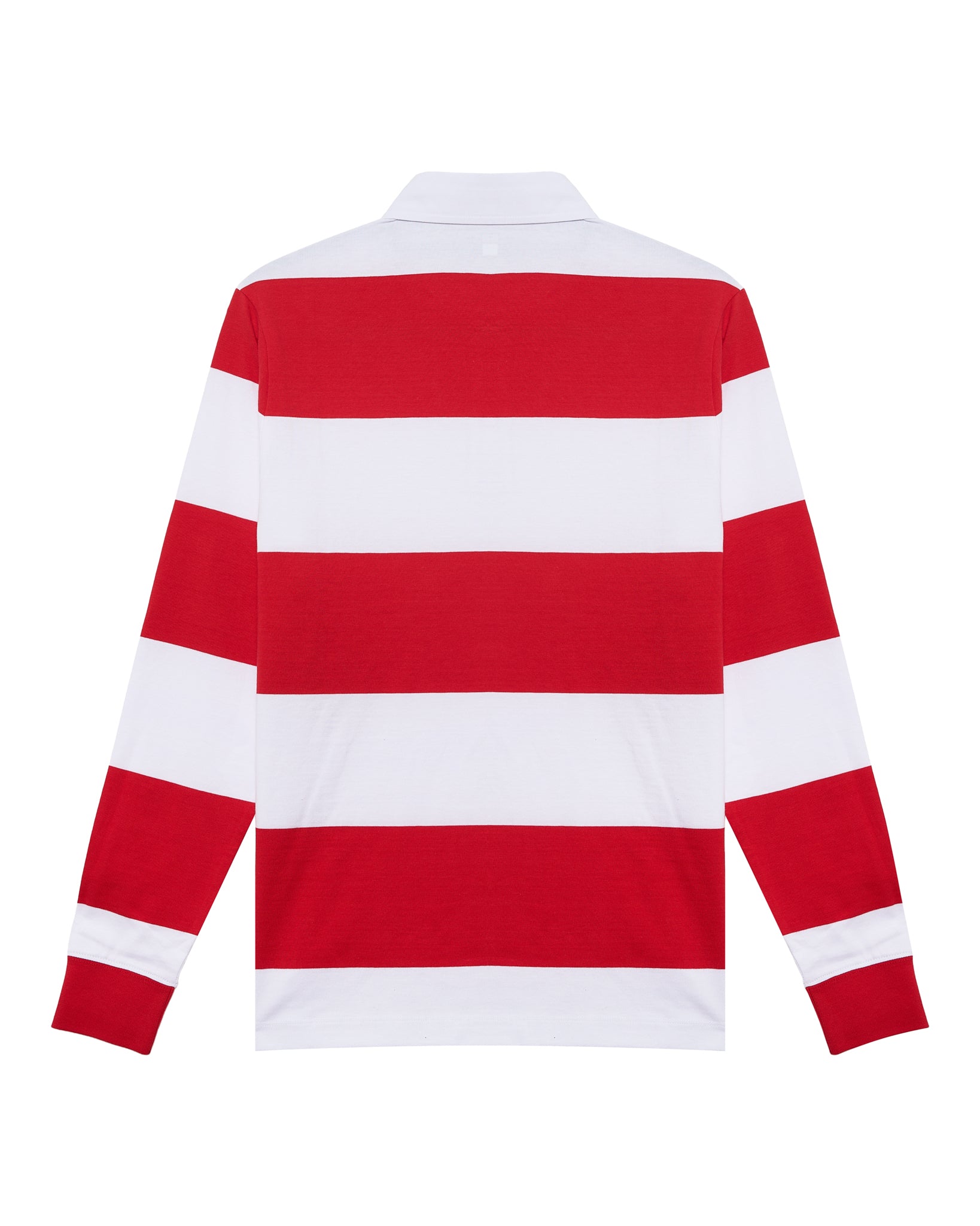 Polo SC Braga Manga Comprida Vermelho e Branco