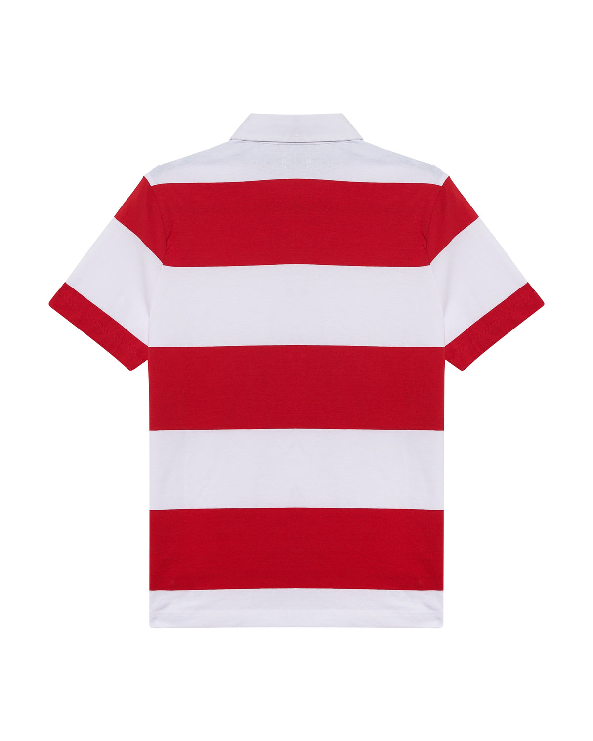 Polo SC Braga Manga Curta Vermelho e Branco