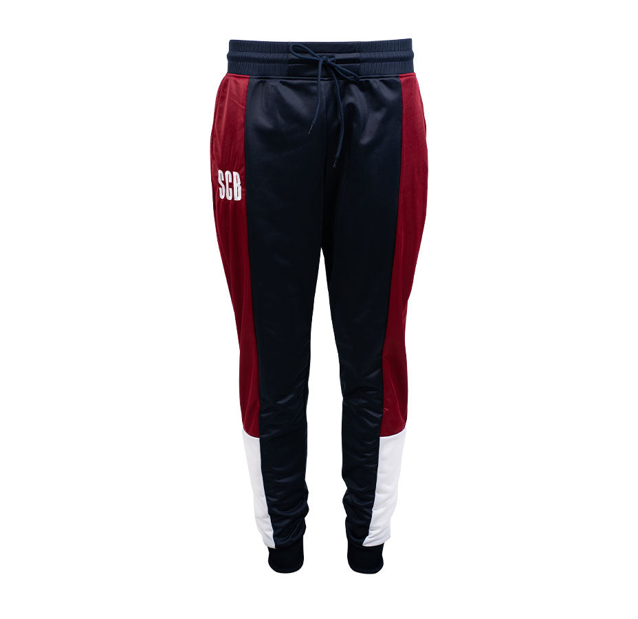 Calça Retro SC Braga Júnior Azul, Bordô e Branca