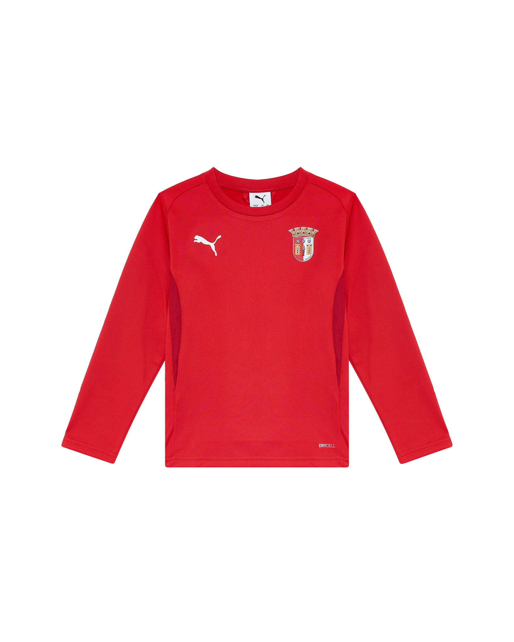 Sweat Puma Manga Comprida 26/27 Júnior Vermelha