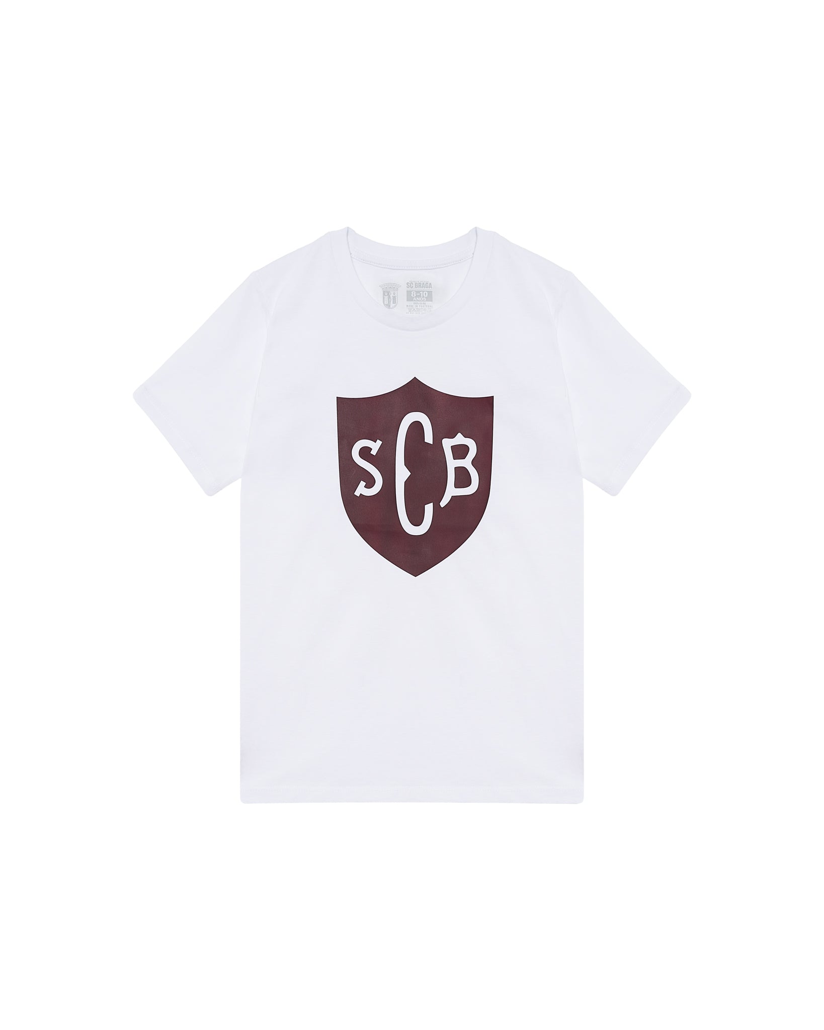 T-shirt SC Braga Escudo Júnior Branca