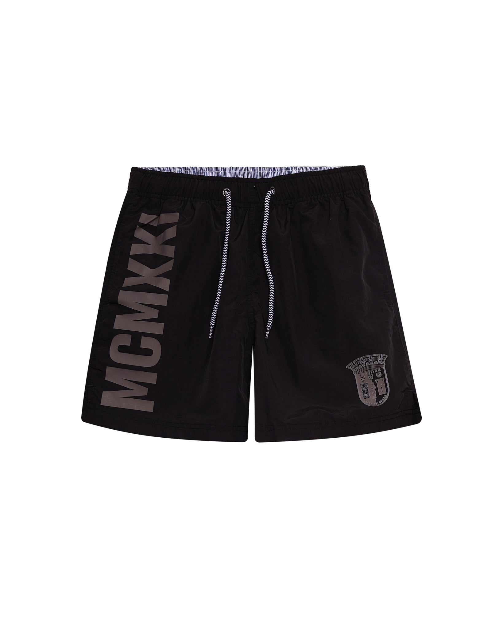 SC Braga 2025 Black Beach Shorts