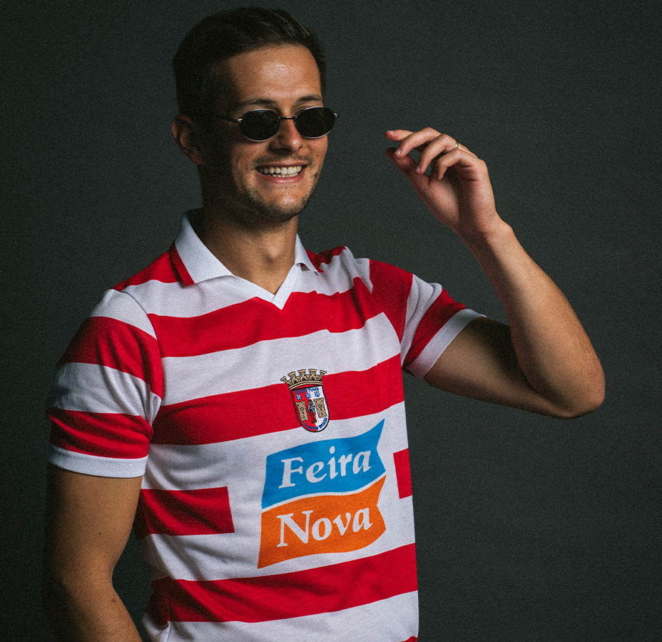 Camisola Retro SC Braga 98-99 - Criança