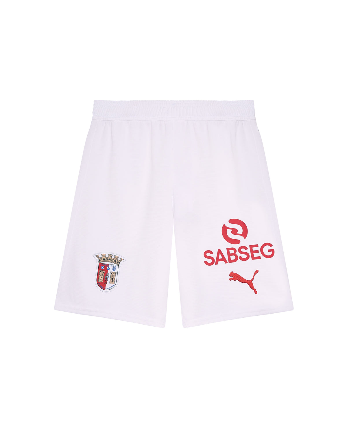 Calção Oficial SC Braga Principal 26/27 Adulto Branco