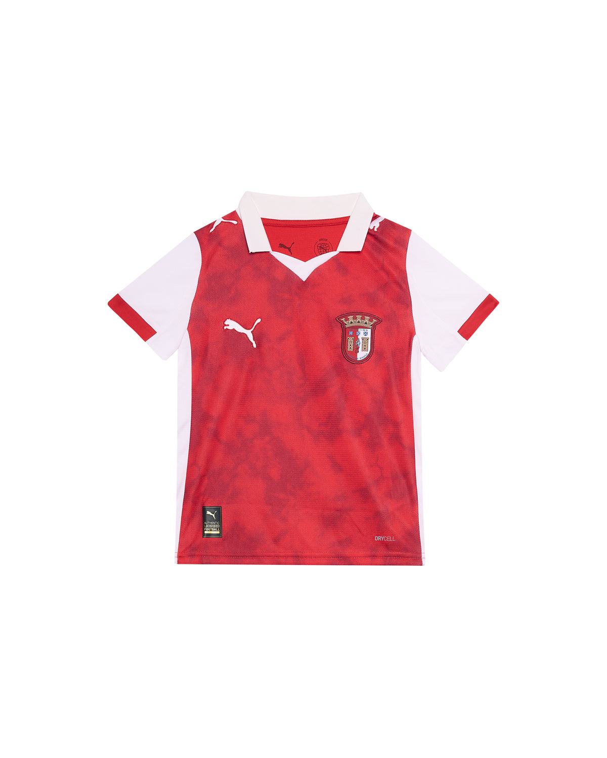 Camisola Oficial SC Braga Principal 25/26 Júnior Vermelha