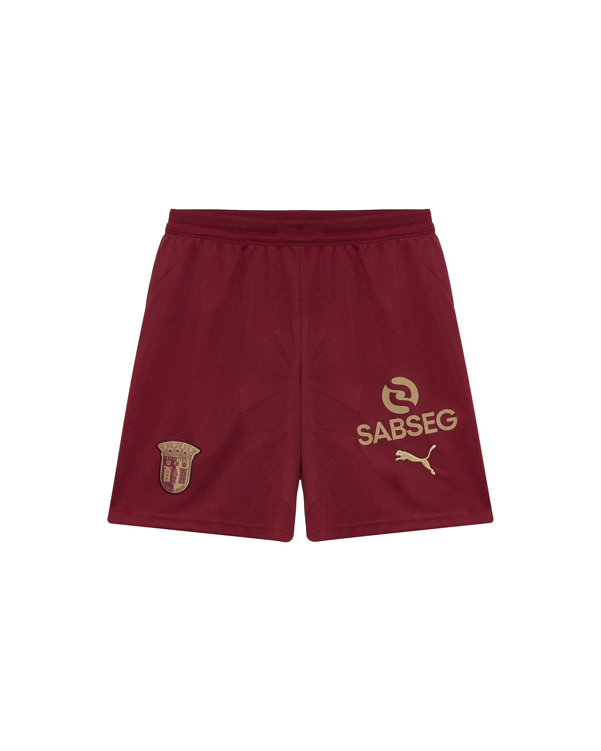 Calção Oficial SC Braga Equipamento Alternativo 26/27 Adulto Bordô