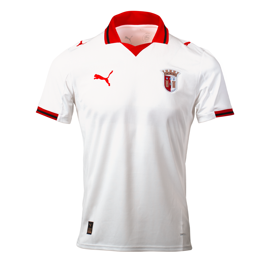 Official SC Braga Third Kit 25/26 Child White