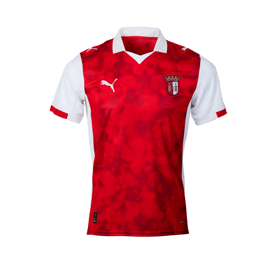 Official SC Braga Home Kids Jersey 25/26 Red