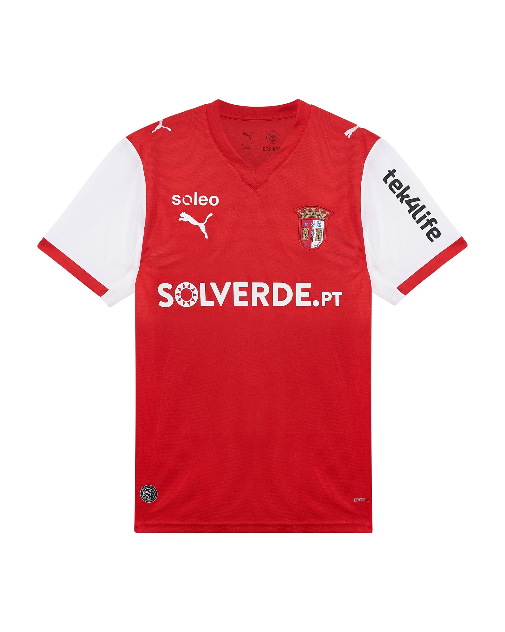 Camisola Oficial SC Braga Principal 26/27 Adulto Vermelha
