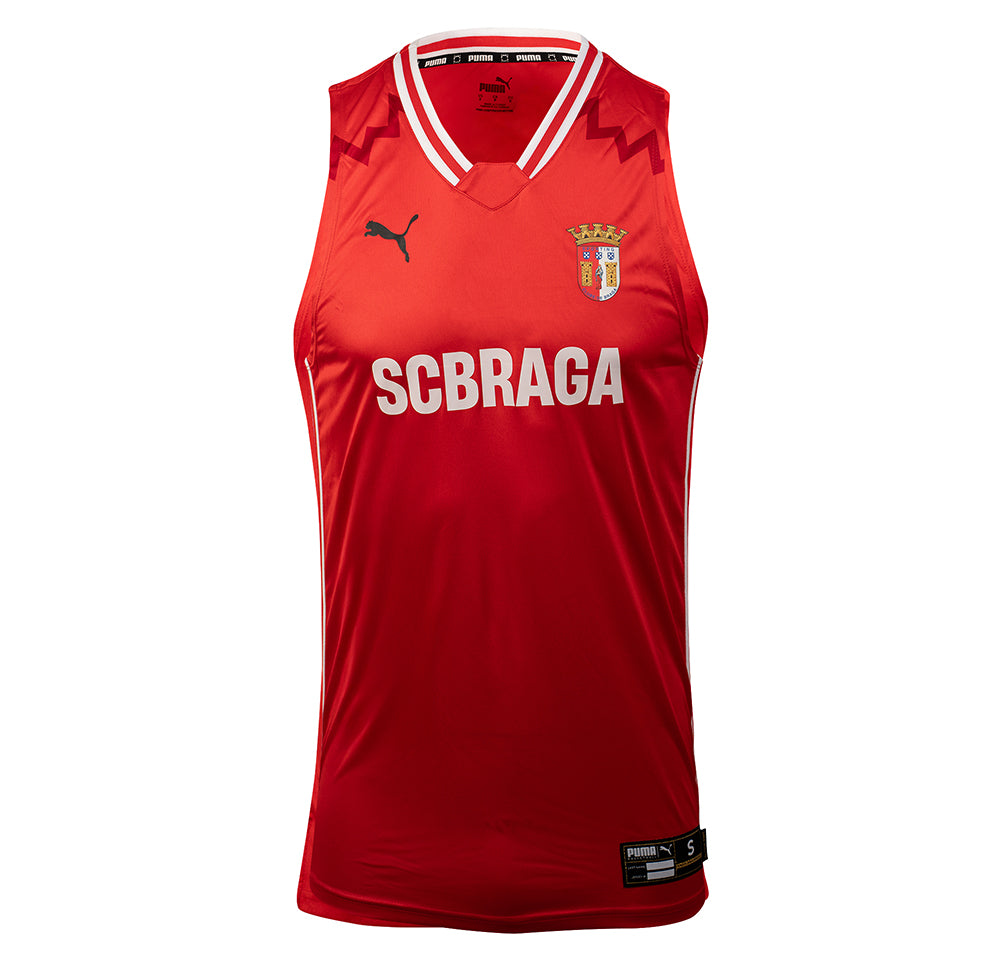 Official SC Braga Home Basketball Jersey 23/24 Adult Red