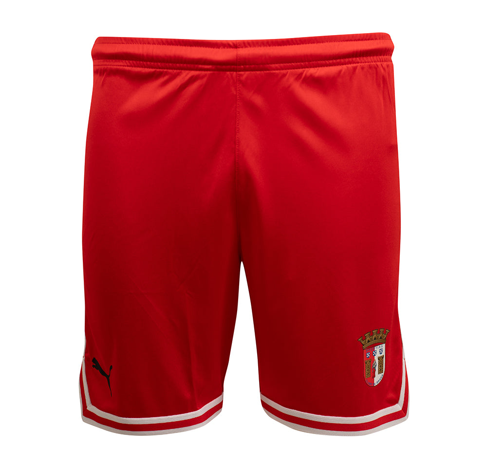 Official SC Braga Main Basketball Shorts 23/24 Adult Red