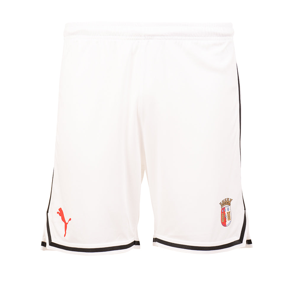 SC Braga Official Alternative Basketball Shorts 24/25 Adult White