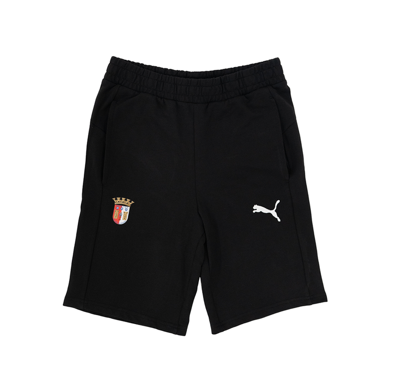 SC Braga Casual Black Shorts