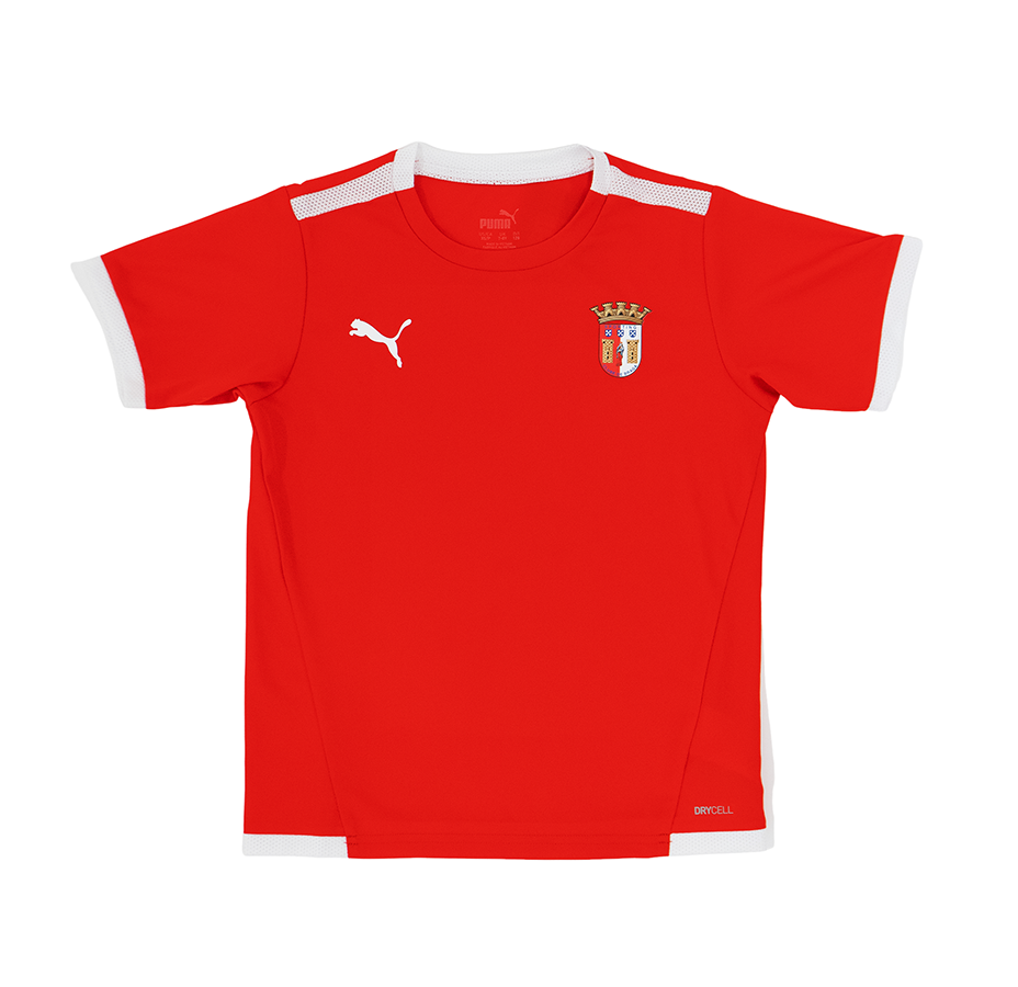 T-Shirt Vermelha de Treino Formação - Criança