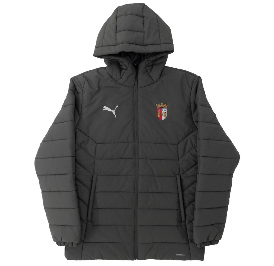 Blusão SC Braga Puma Adulto Cinzento