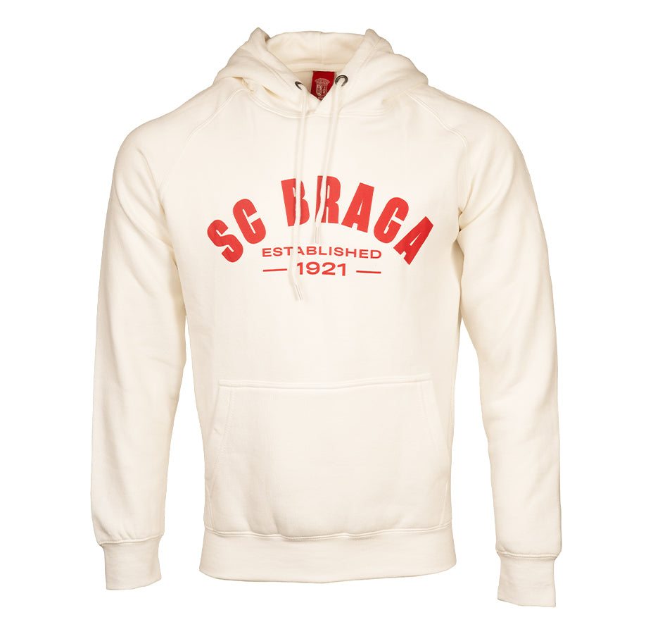 Hoodie SC Braga Established Adulto Bege