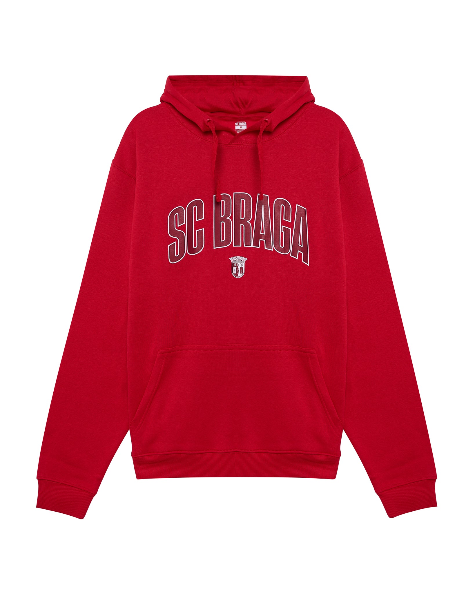Hoodie SC Braga Adulto Vermelho