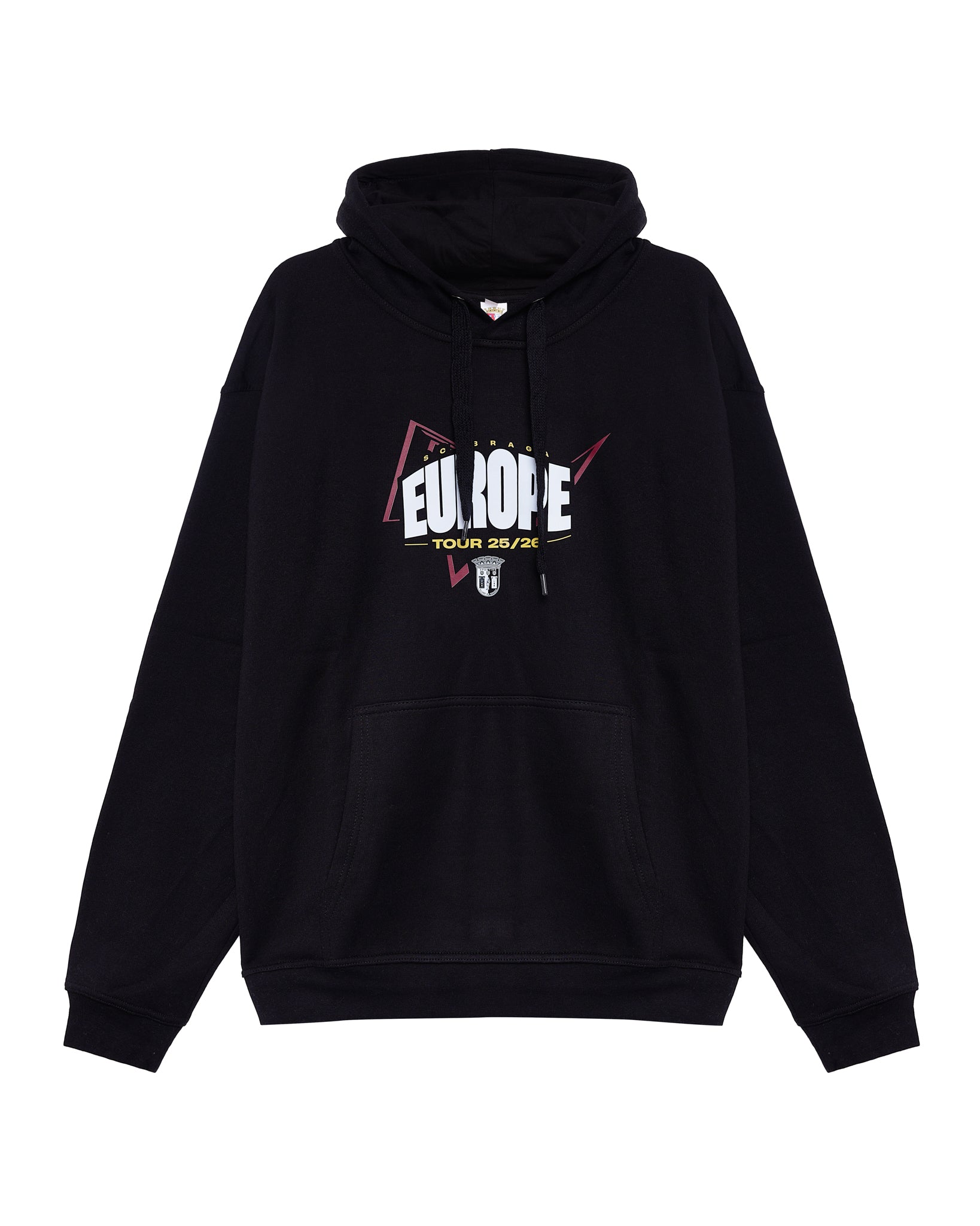 Hoodie SC Braga Liga Europa 25/26 Adulto Preto