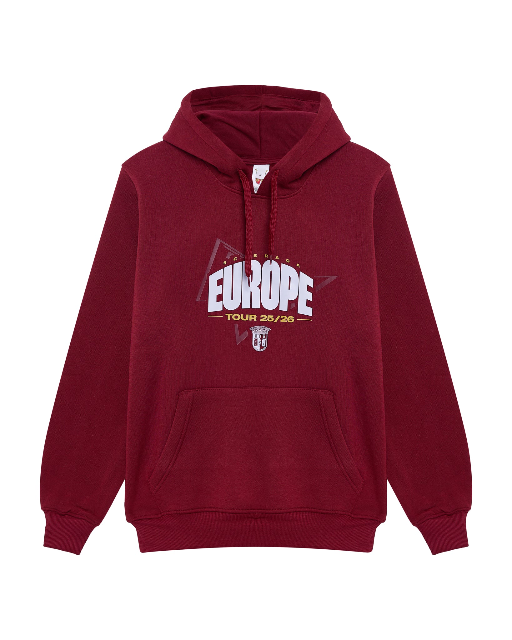 Hoodie SC Braga Liga Europa 25/26 Adulto Bordô