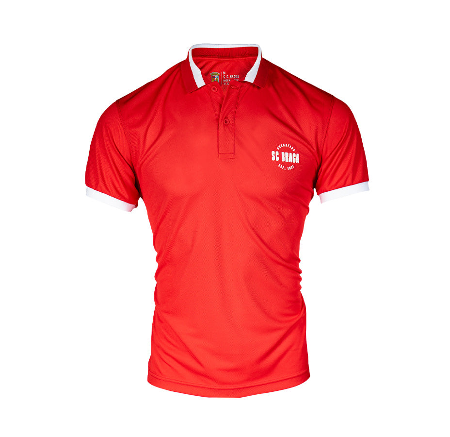 SC Braga Adult Red Polo Shirt